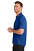 Port Authority K240 Mens Wearever Moisture Wicking Pique Short Sleeve Polo Shirt True Royal Blue Model Side