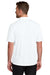 Port Authority K240 Mens Wearever Moisture Wicking Pique Short Sleeve Polo Shirt White Model Back