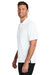 Port Authority K240 Mens Wearever Moisture Wicking Pique Short Sleeve Polo Shirt White Model Side