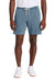 Comfort Colors 1468 Mens Garment Dyed Fleece Shorts w/ Pockets Blue Jean Model Front