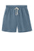 Comfort Colors 1468 Mens Garment Dyed Fleece Shorts w/ Pockets Blue Jean Flat Front