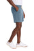 Comfort Colors 1468 Mens Garment Dyed Fleece Shorts w/ Pockets Blue Jean Model Side