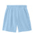 Comfort Colors 1468 Mens Garment Dyed Fleece Shorts w/ Pockets Hydrangea Blue Flat Back
