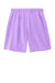 Comfort Colors 1468 Mens Garment Dyed Fleece Shorts w/ Pockets Neon Violet Purple Flat Back