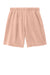 Comfort Colors 1468 Mens Garment Dyed Fleece Shorts w/ Pockets Peachy Flat Back