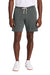 Comfort Colors 1468 Mens Garment Dyed Fleece Shorts w/ Pockets Pepper Model Front