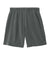 Comfort Colors 1468 Mens Garment Dyed Fleece Shorts w/ Pockets Pepper Flat Back