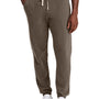 Comfort Colors Mens Garment Dyed Fleece Sweatpants w/ Pockets - Espresso Brown