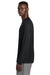 Nike NKHQ4550 Mens Team rLegend Long Sleeve Crewneck T-Shirt Black Model Side