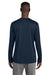 Nike NKHQ4550 Mens Team rLegend Long Sleeve Crewneck T-Shirt Collegiate Navy Blue Model Back