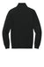 CornerStone CSF635 Mens Tough Fleece 1/4 Zip Sweatshirt Black Flat Back