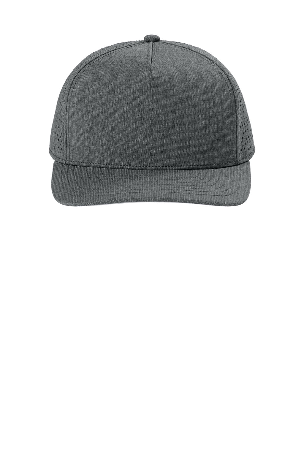 Ogio Hats OG606 Mens Performance Hat Heather Gear Grey Flat Front