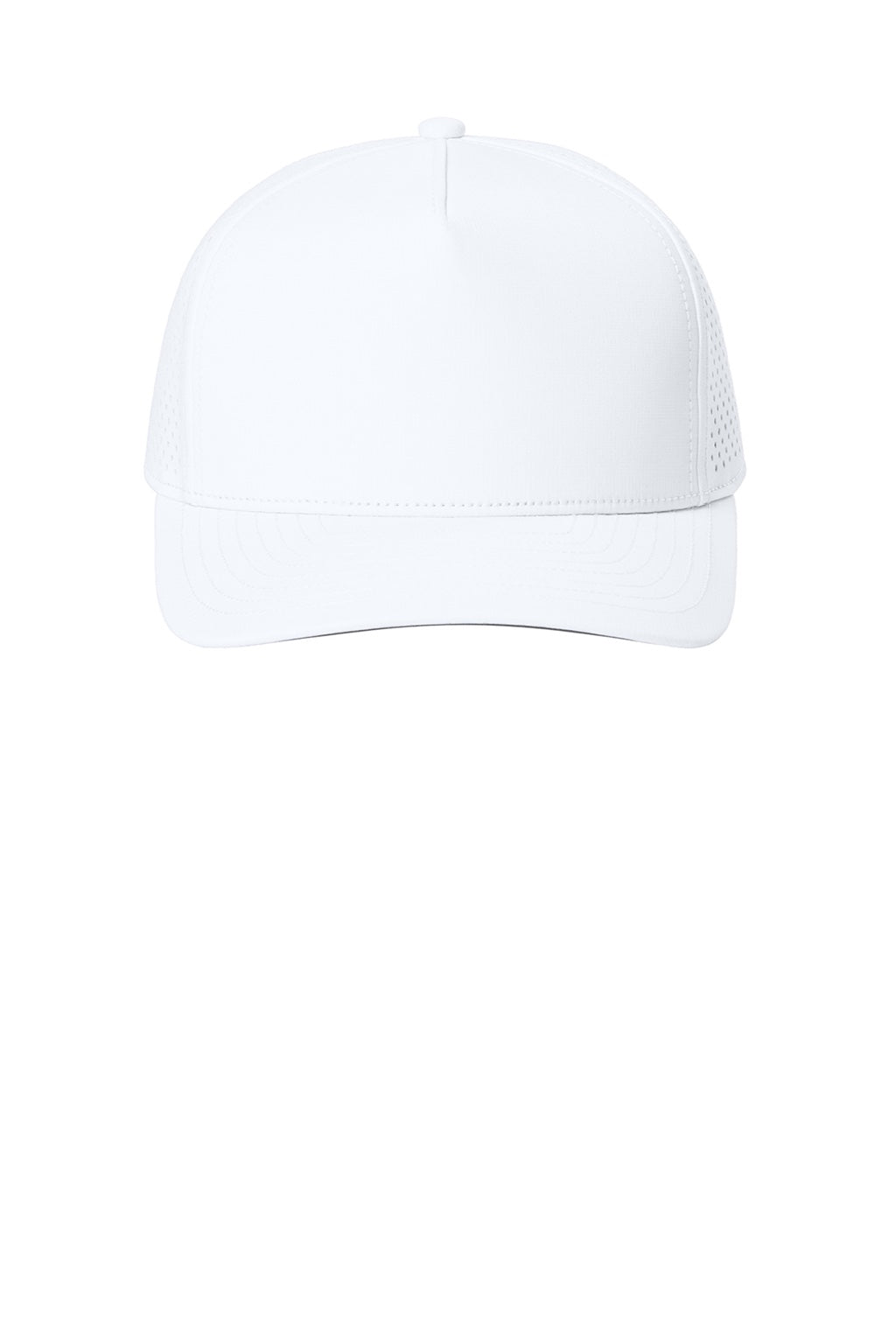 Ogio Hats OG606 Mens Performance Hat White Flat Front