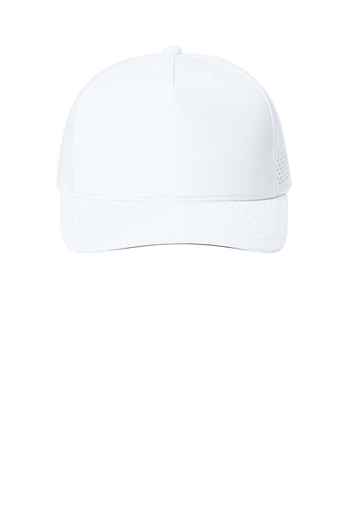 Ogio Hats OG606 Mens Performance Hat White Flat Front