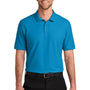 Port Authority Mens Wearever Signature Pique Short Sleeve Polo Shirt - Parcel Blue - COMING SOON