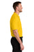 Port Authority K200/TLK200 Mens Wearever Signature Pique Short Sleeve Polo Shirt Sunflower Yellow Model Side