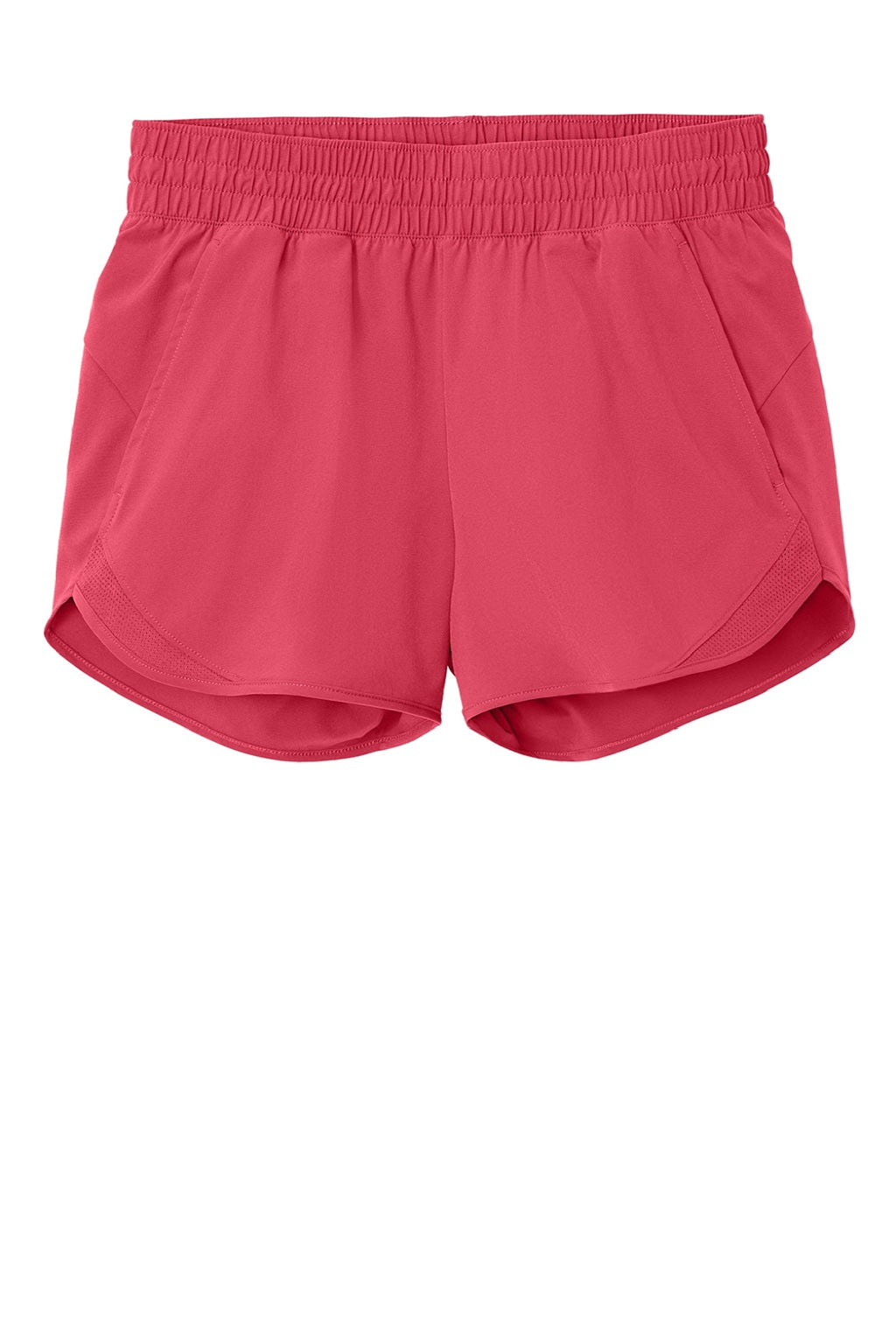 Sport-Tek LST484 Womens Repeat Swift Shorts w/ Pockets Active Pink Flat Front