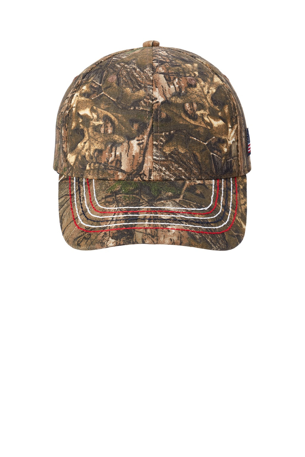 Port & Company Hats C909 Mens Adjustable Hat Realtree Xtra Camo Flat Front