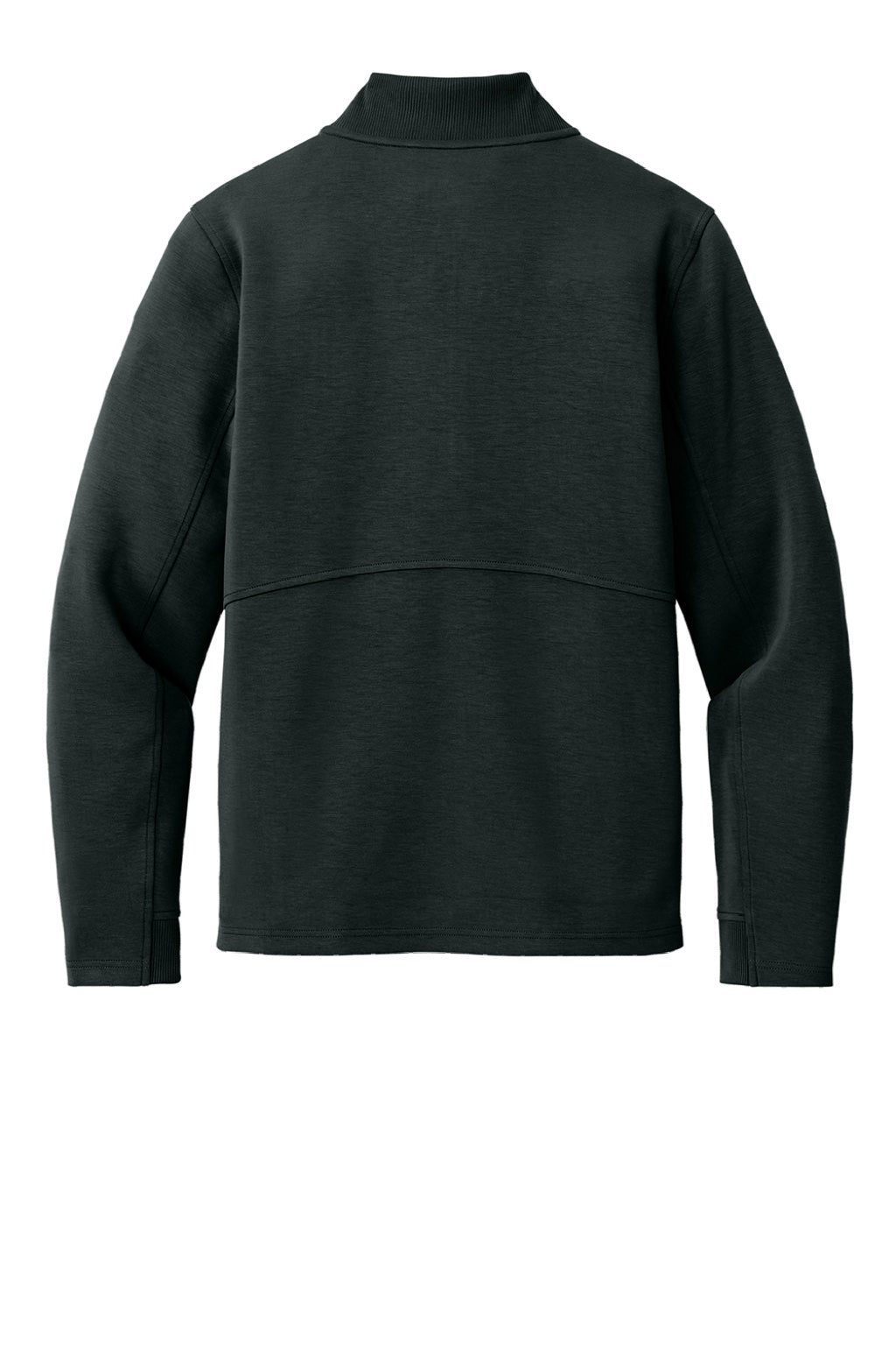 Ogio OG861 Mens Transcend 1/4 Zip Sweatshirt Blacktop Flat Back