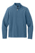 Ogio OG861 Mens Transcend 1/4 Zip Sweatshirt Mist Blue Flat Front