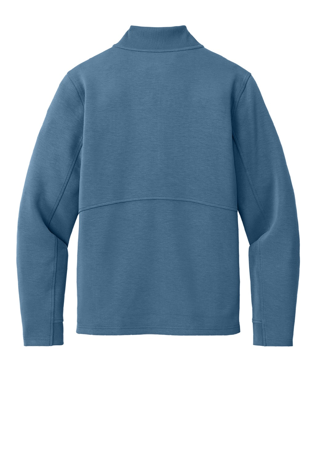 Ogio OG861 Mens Transcend 1/4 Zip Sweatshirt Mist Blue Flat Back