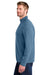 Ogio OG861 Mens Transcend 1/4 Zip Sweatshirt Mist Blue Model Side