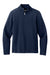 Ogio OG861 Mens Transcend 1/4 Zip Sweatshirt River Navy Blue Flat Front