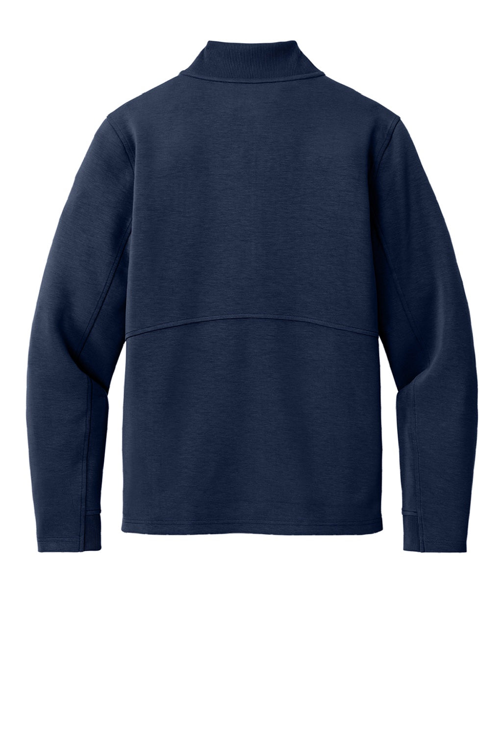 Ogio OG861 Mens Transcend 1/4 Zip Sweatshirt River Navy Blue Flat Back