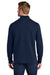 Ogio OG861 Mens Transcend 1/4 Zip Sweatshirt River Navy Blue Model Back