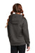 Sport-Tek YST244 Youth Sport-Wick Moisture Wicking Fleece Hooded Sweatshirt Hoodie w/ Pouch Pocket Iron Grey Model Back