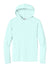A4 A4N3409 Mens Performance Moisture Wicking Long Sleeve Hooded T-Shirt Hoodie Pastel Blue Flat Front