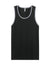Next Level NL3633/3633 Mens Tank Top Black/Heather Grey Flat Front