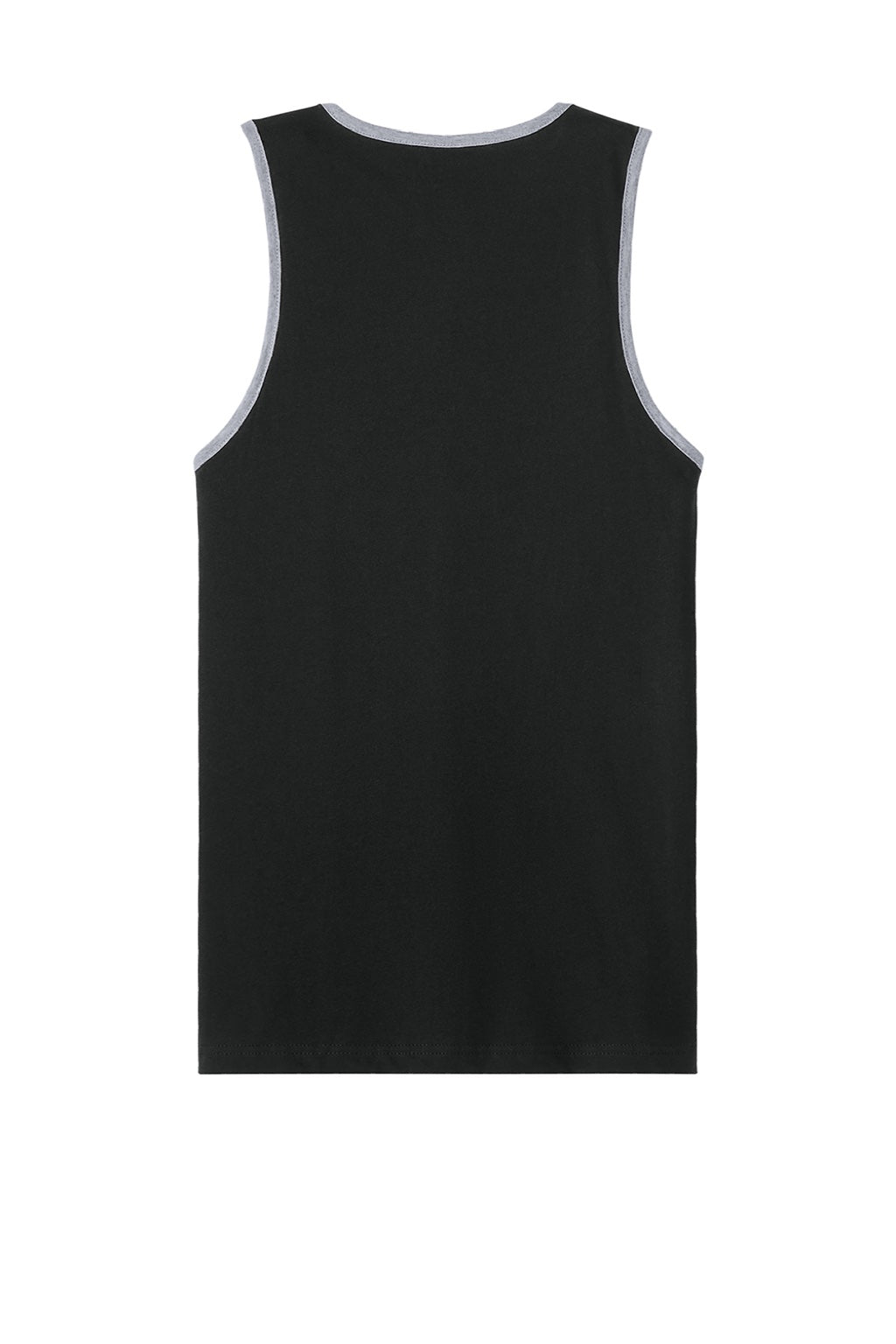 Next Level NL3633/3633 Mens Tank Top Black/Heather Grey Flat Back
