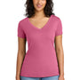 Next Level Womens Ideal Jersey Short Sleeve V-Neck T-Shirt - Hot Pink