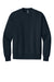 Next Level NL9007 Mens Crewneck Sweatshirt Midnight Navy Blue Flat Front
