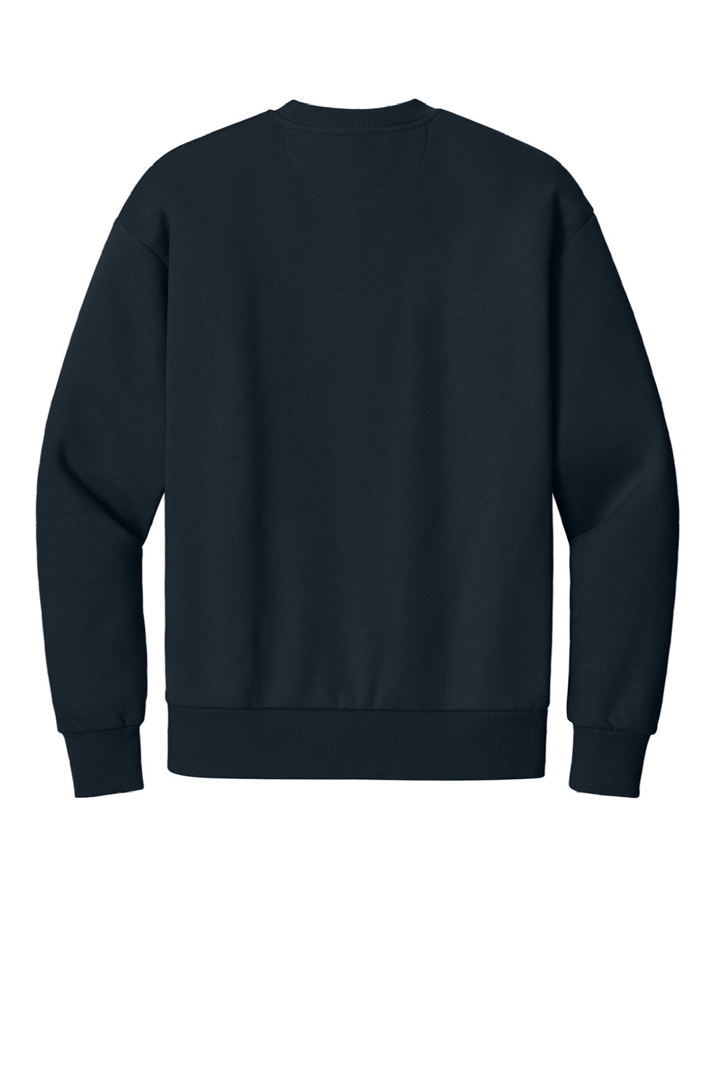 Next Level NL9007 Mens Crewneck Sweatshirt Midnight Navy Blue Flat Back