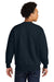 Next Level NL9007 Mens Crewneck Sweatshirt Midnight Navy Blue Model Back