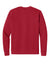 Next Level 9001 Mens Fleece Crewneck Sweatshirt w/ Pouch Pocket Red Flat Back