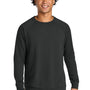 Next Level Mens French Terry Long Sleeve Crewneck T-Shirt - Graphite Black