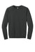 Next Level N9000/9000 Mens French Terry Long Sleeve Crewneck T-Shirt Graphite Black Flat Front