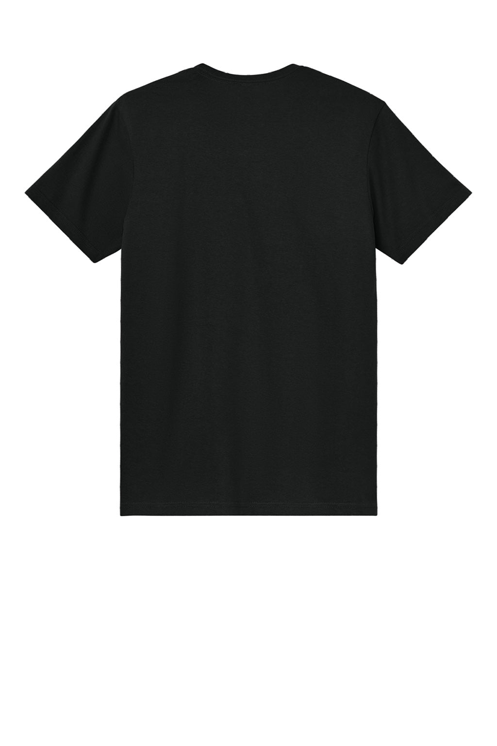 Gildan 3000 Mens Short Sleeve Crewneck T-Shirt Black Flat Back