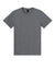 Gildan 3000 Mens Short Sleeve Crewneck T-Shirt Heather Graphite Grey Flat Front