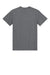 Gildan 3000 Mens Short Sleeve Crewneck T-Shirt Heather Graphite Grey Flat Back