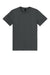 Gildan 3000 Mens Short Sleeve Crewneck T-Shirt Heather Dark Grey Flat Front