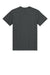 Gildan 3000 Mens Short Sleeve Crewneck T-Shirt Heather Dark Grey Flat Back