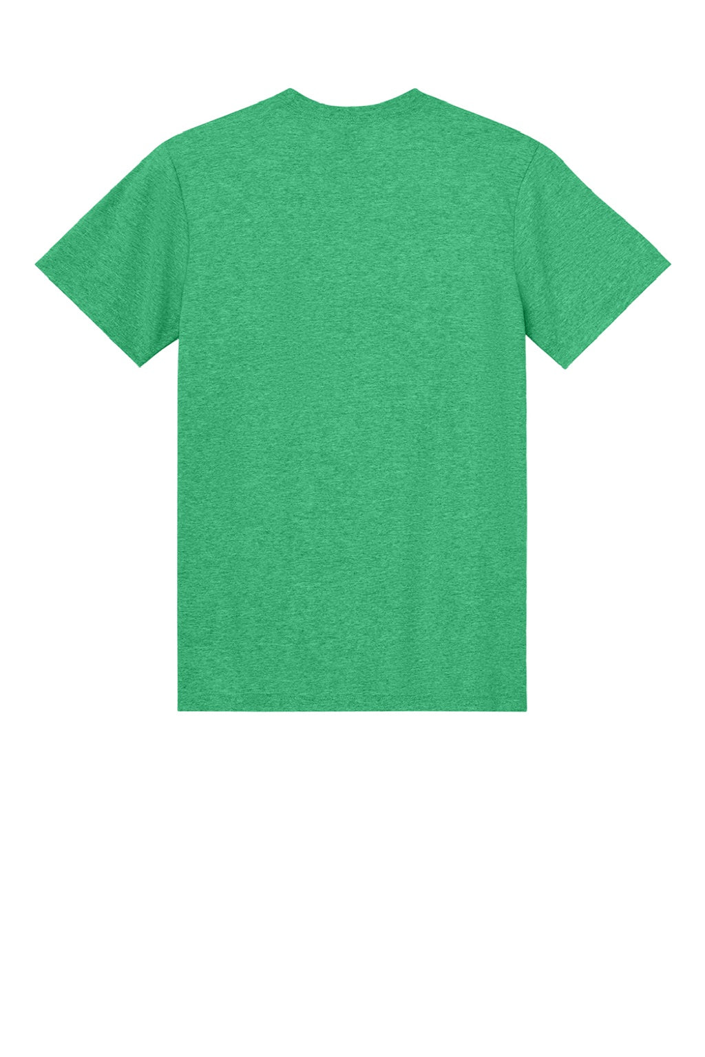 Gildan 3000 Mens Short Sleeve Crewneck T-Shirt Heather Irish Green Flat Back