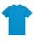 Gildan 3000 Mens Short Sleeve Crewneck T-Shirt Heather Sapphire Blue Flat Back