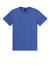 Gildan 3000 Mens Short Sleeve Crewneck T-Shirt Heather Royal Blue Flat Front