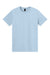 Gildan 3000 Mens Short Sleeve Crewneck T-Shirt Light Blue Flat Front