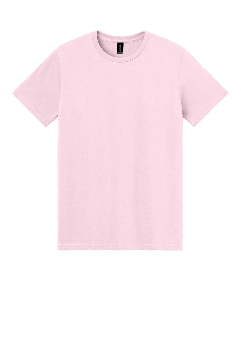 Gildan 3000 Mens Short Sleeve Crewneck T-Shirt Light Pink Flat Front